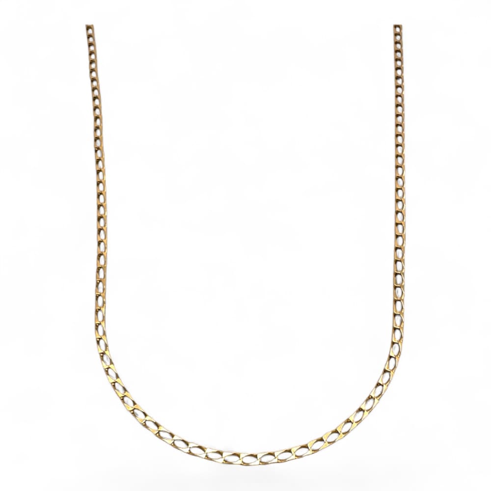 9ct Yellow Gold 2mm Necklace
