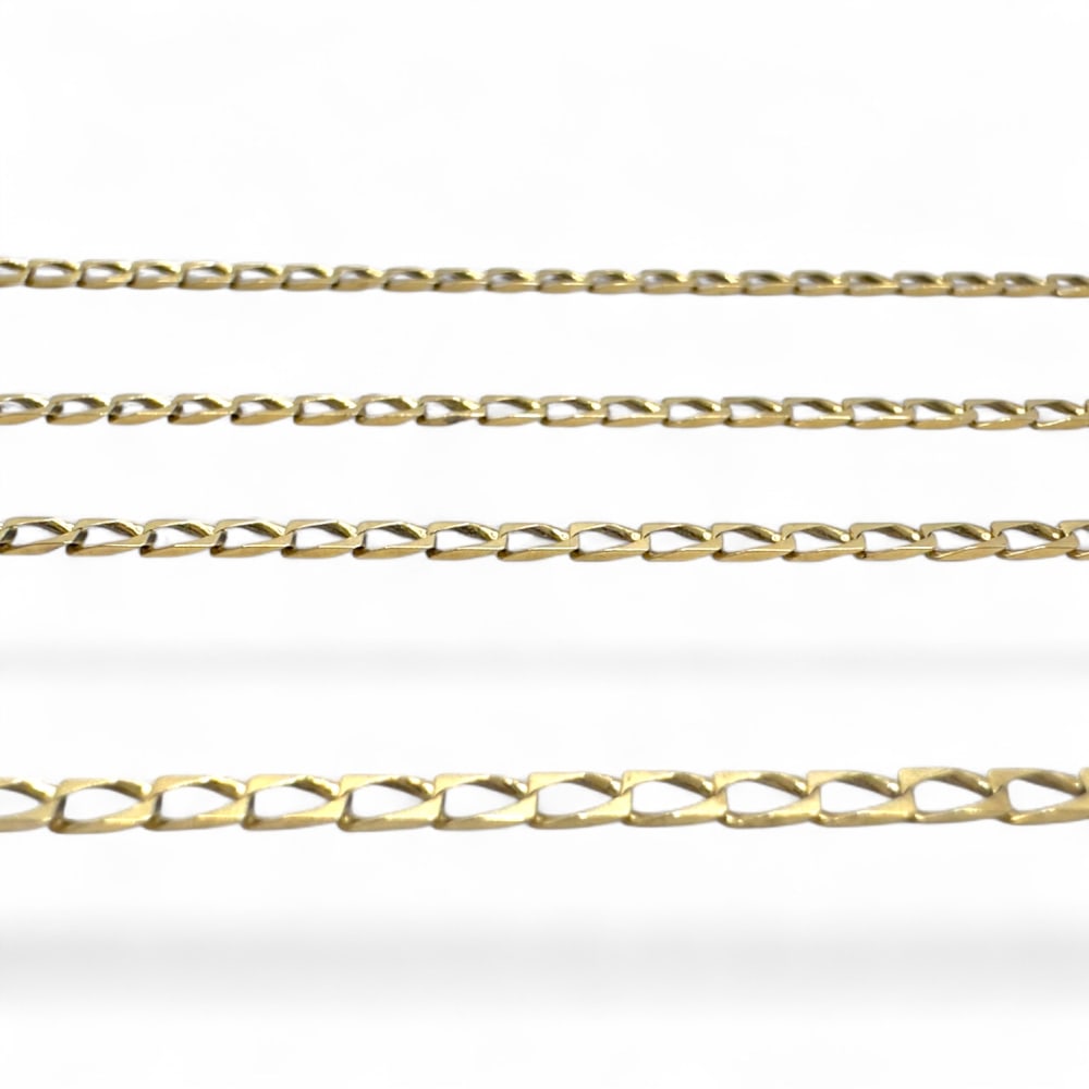 9ct Yellow Gold 2mm Necklace