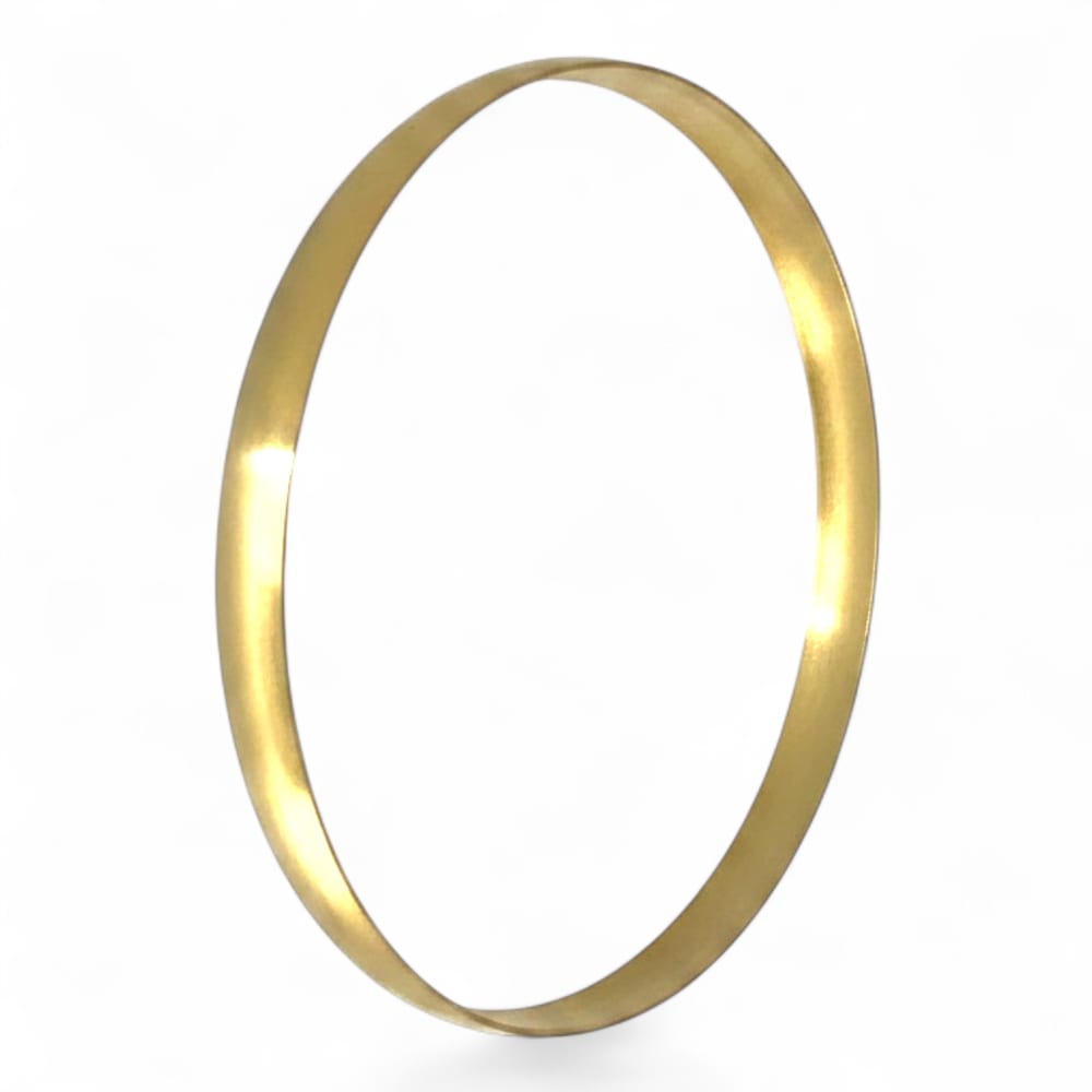 9ct Yellow Gold 6mm Slip On Bangle
