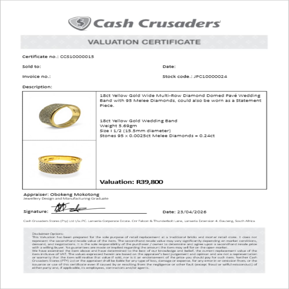 18ct Gold Wedding Band