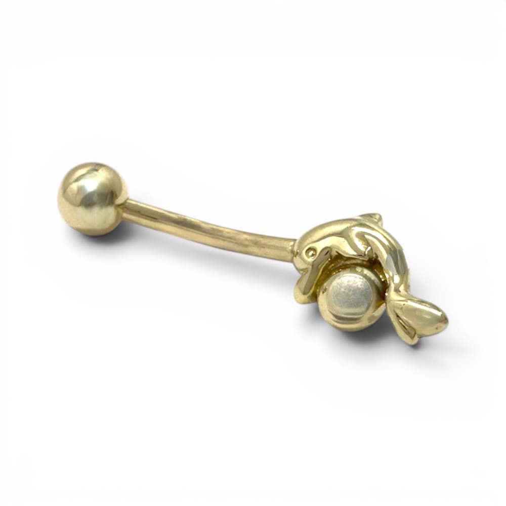 9ct Yellow Gold Belly Ring