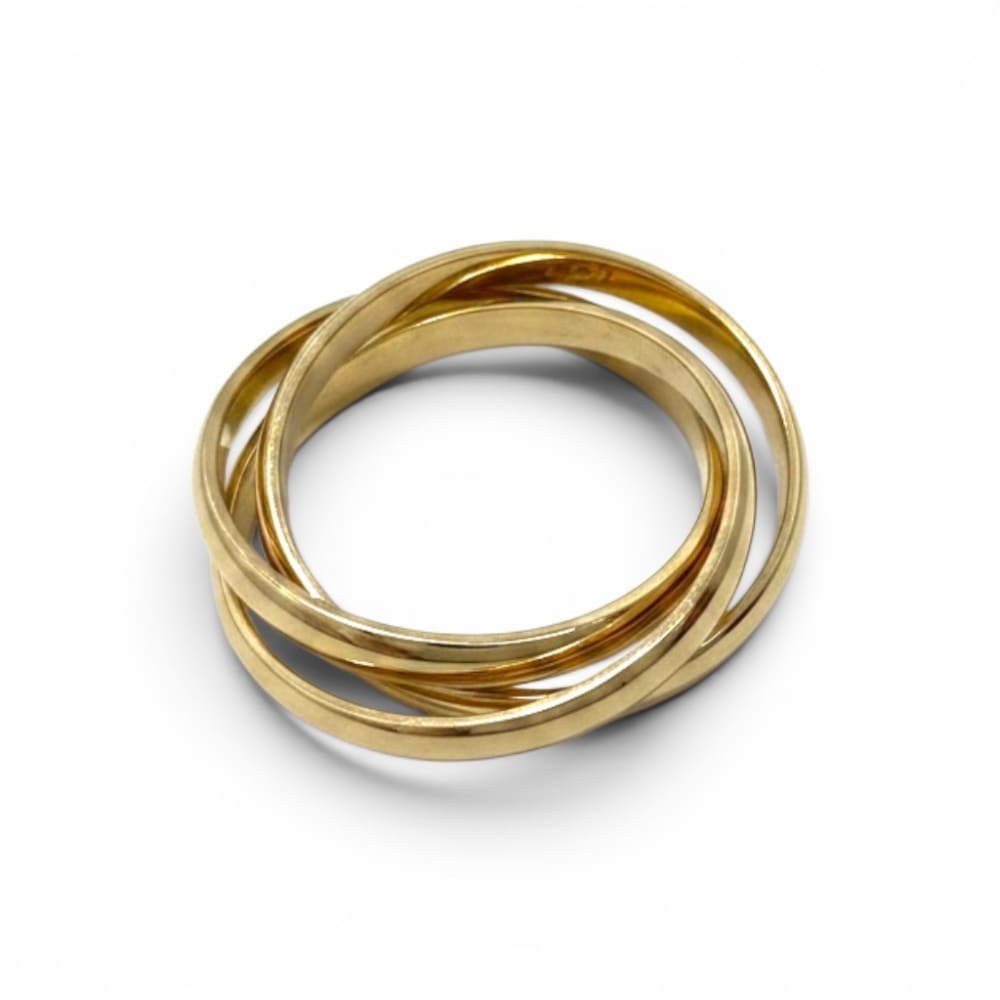 18ct Yellow Gold Trinity Ring