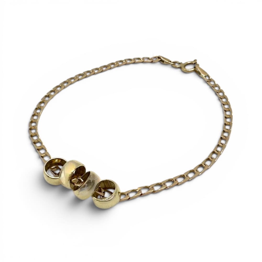 9ct Yellow Gold Charm Bracelet 