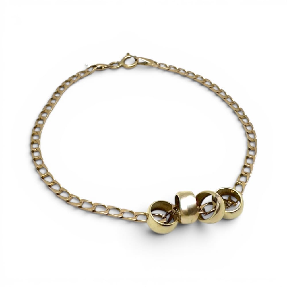 9ct Yellow Gold Charm Bracelet 