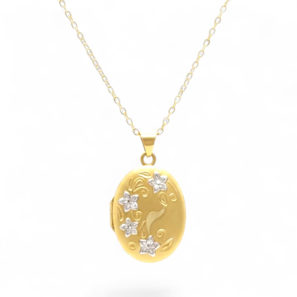 9ct Yellow Gold Locket Necklace