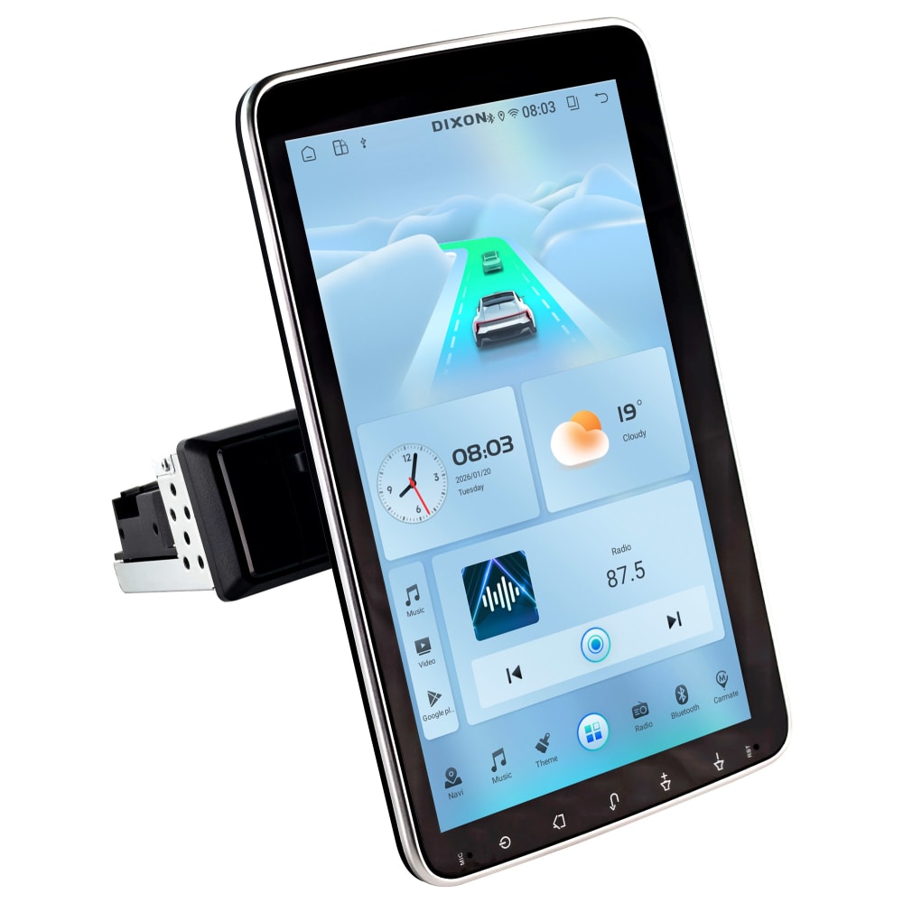 Dixon 10.1” Detachable Android Media Player