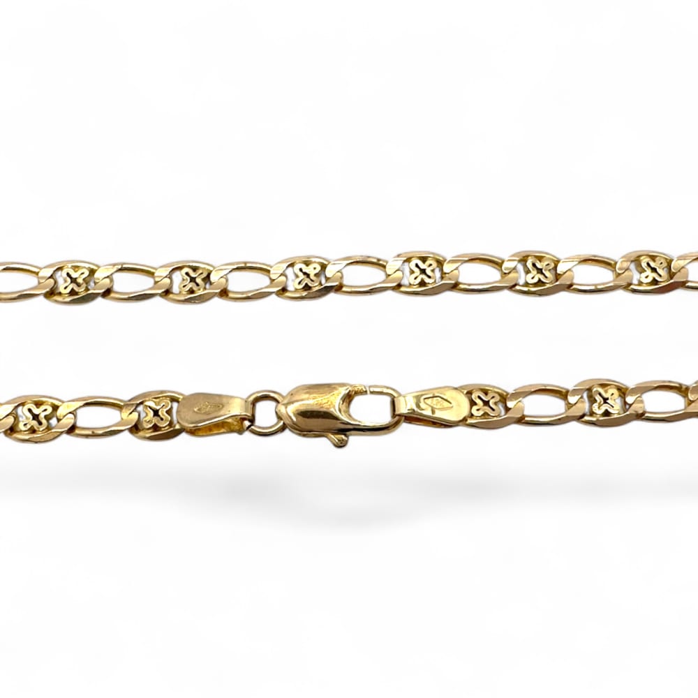 9ct Yellow Gold Tiger Eye Necklace