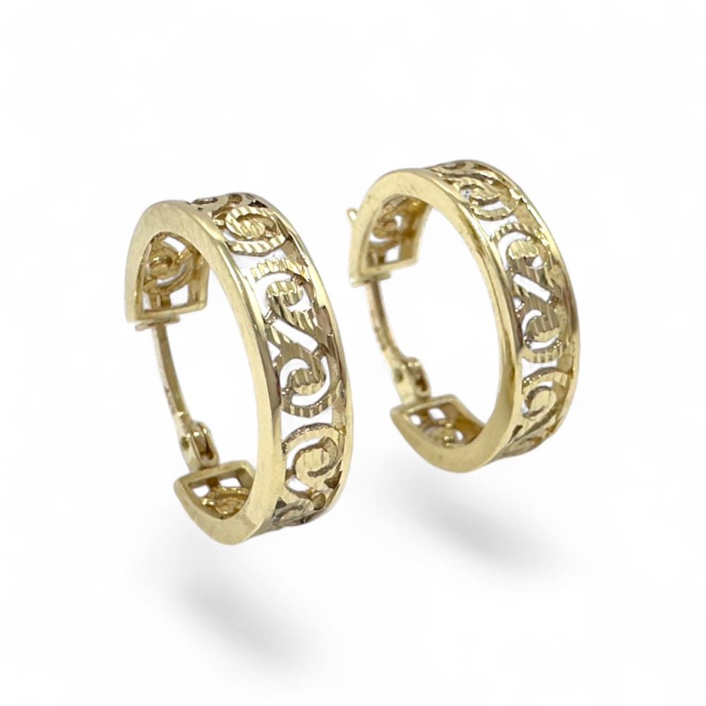 9ct Yellow Gold Hoop Earrings