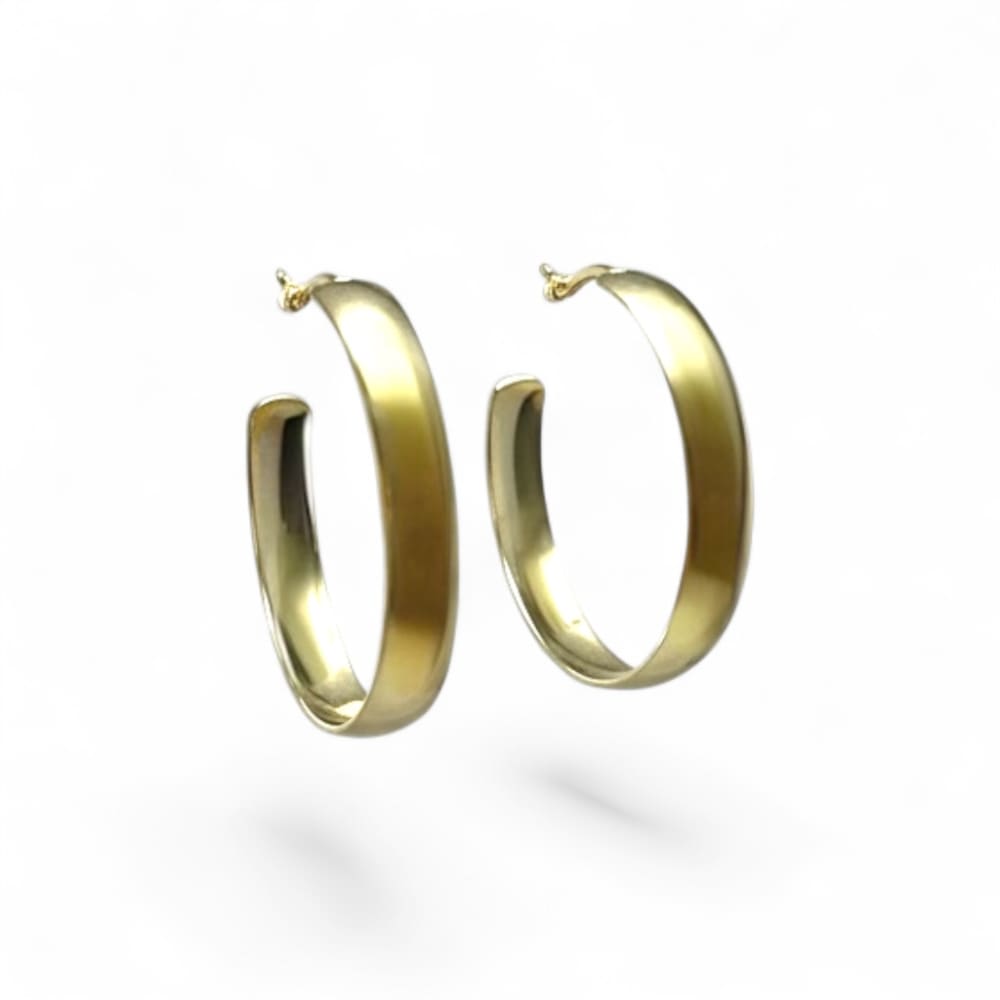 9ct Yellow Gold Hoop Earrings