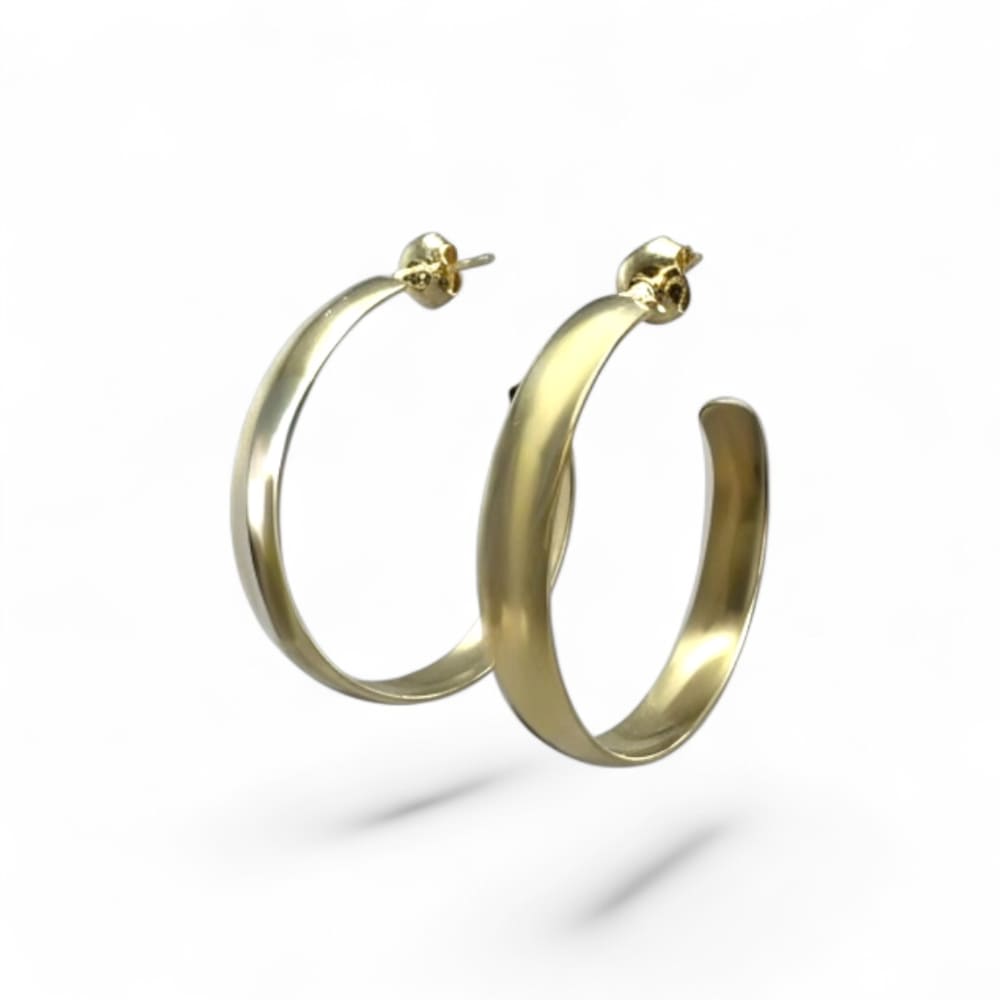 9ct Yellow Gold Hoop Earrings