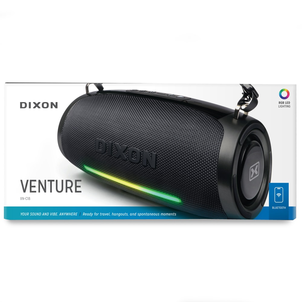 Dixon Portable RGB Bluetooth Speaker