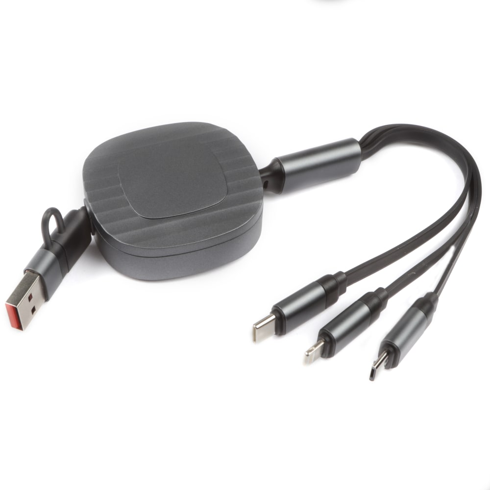 DIXON 60W 5-in-1 Retractable Fast Charge Cable