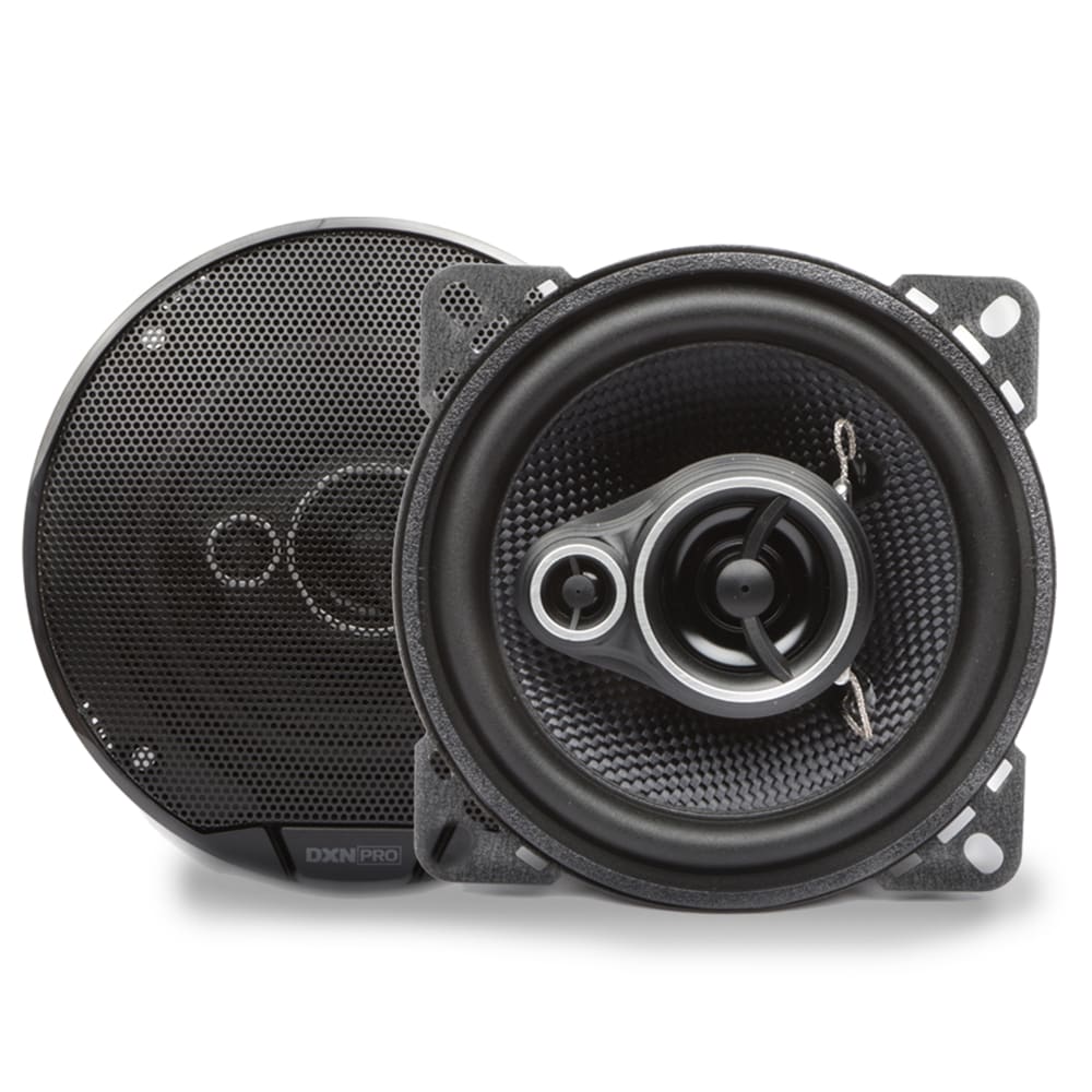 DXNPRO 4" 3-Way Kevlar Component Car Speakers