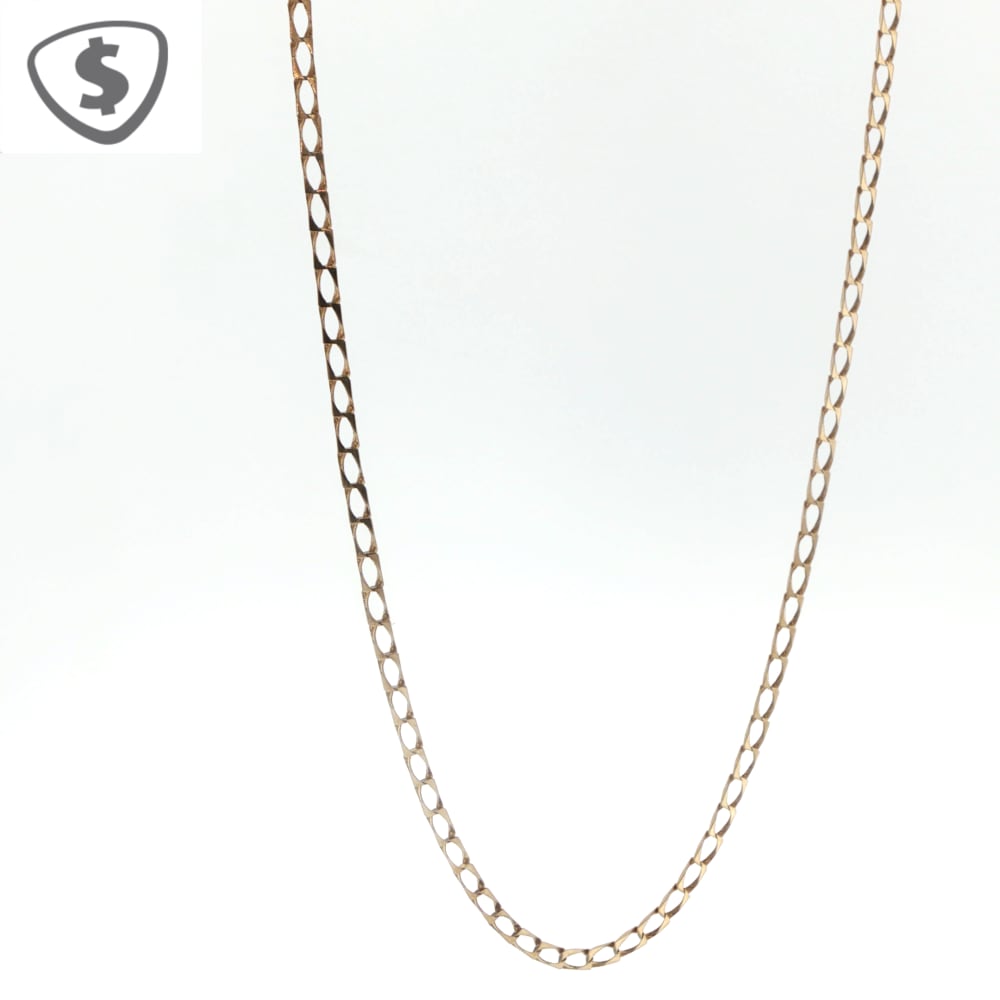 9ct Yellow Gold 2mm Necklace