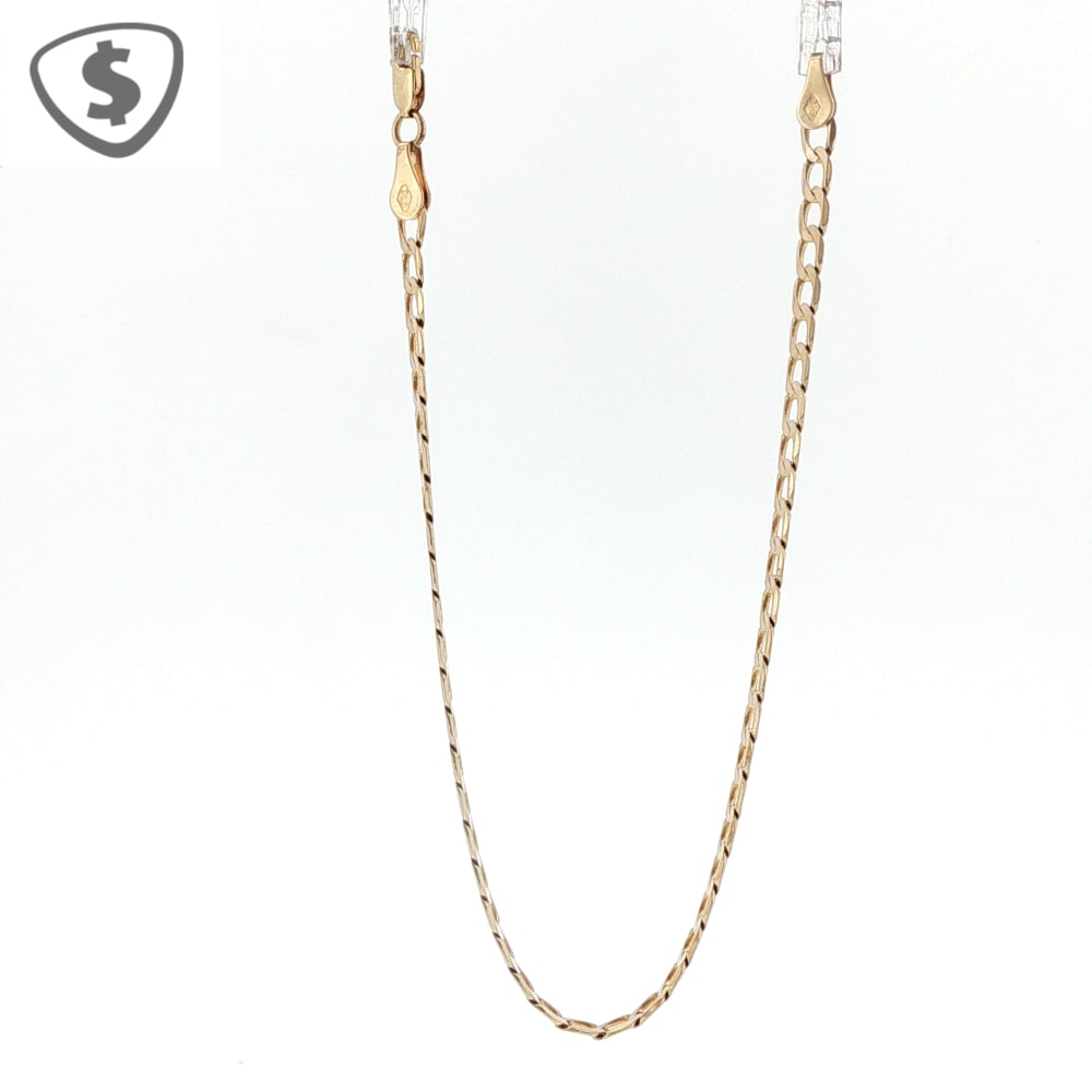 9ct Yellow Gold Curb Link Bracelet