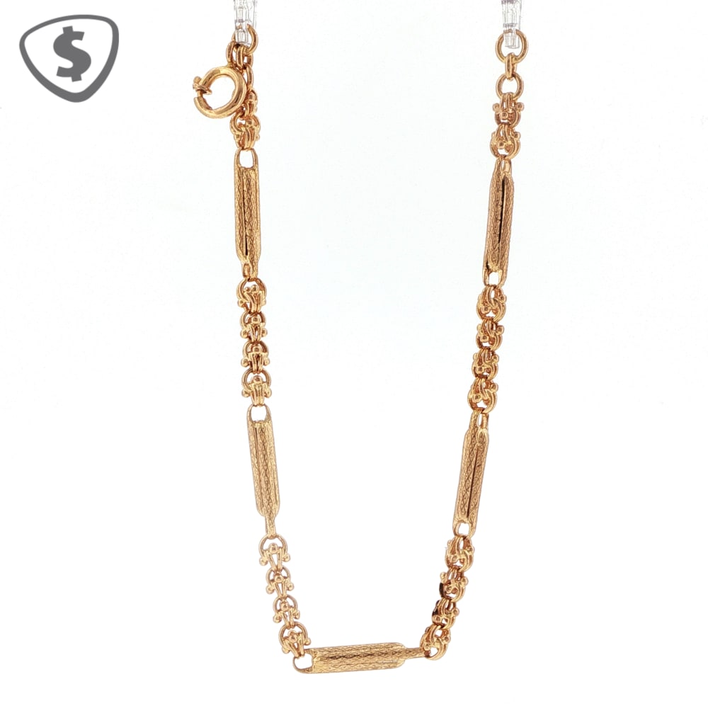 18ct Yellow Gold Tulip Bracelet