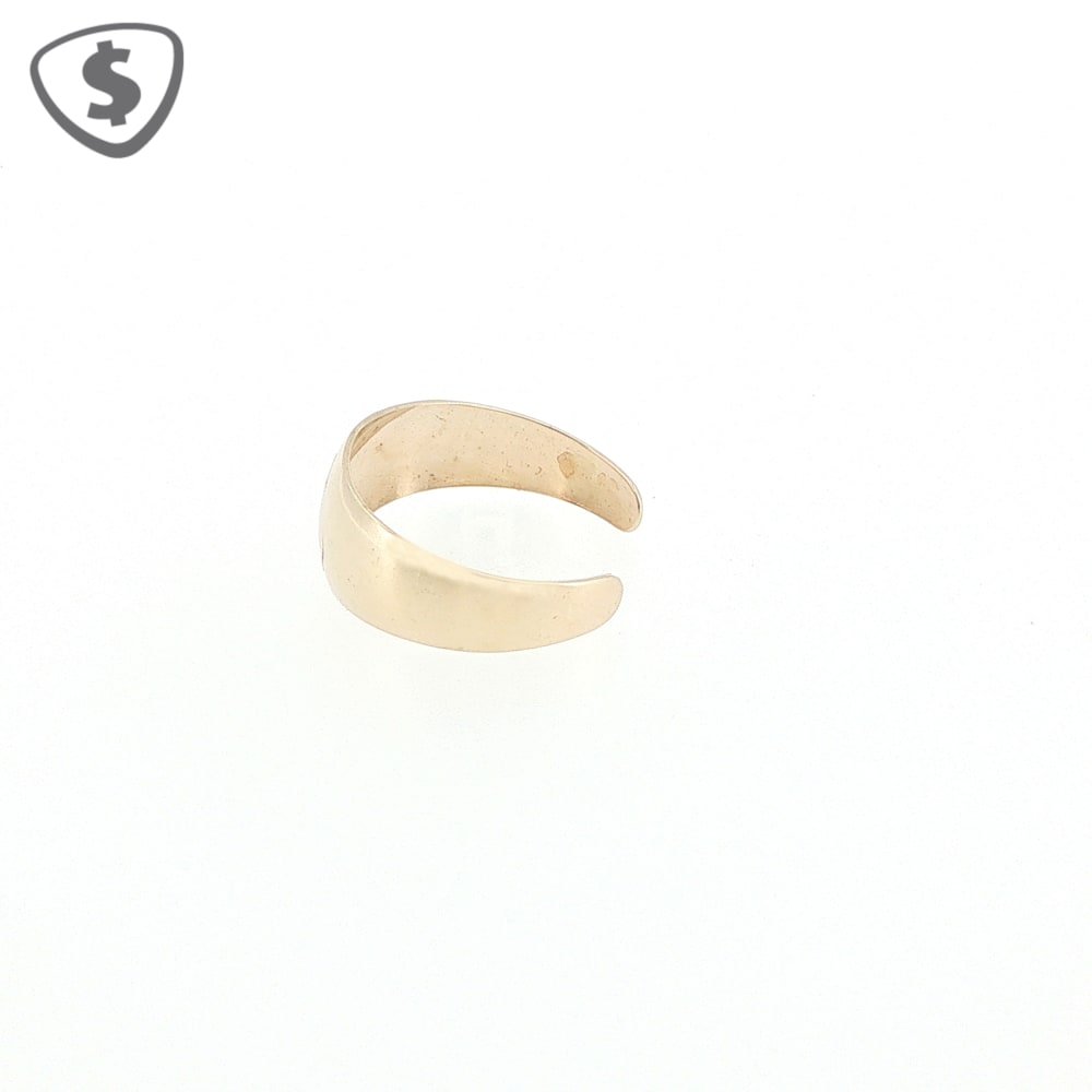 9ct Yellow Gold Silhouette Toe Ring
