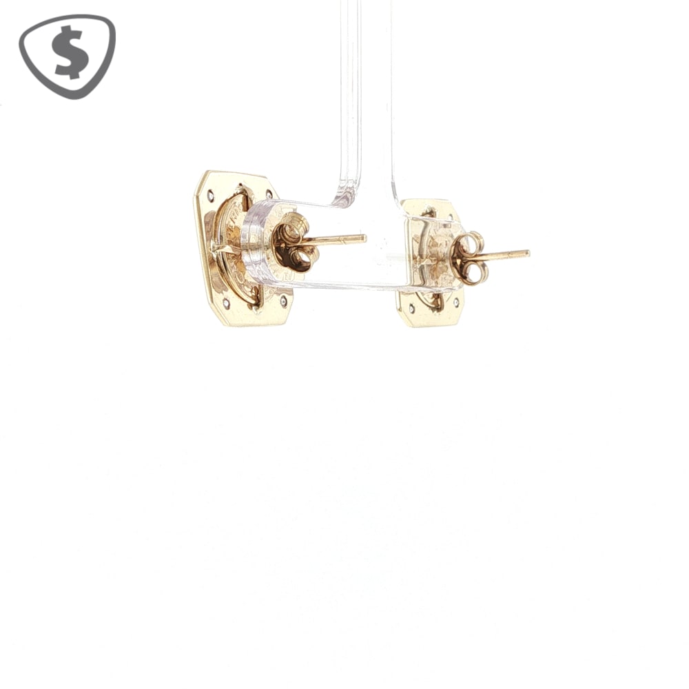 9ct Yellow Gold Coin Earrings Set