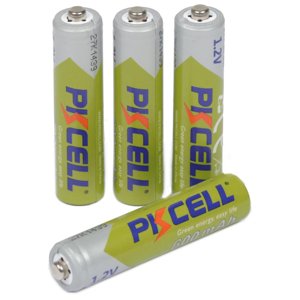 PKCELL Four-pack AAA Rechargeable Batteries