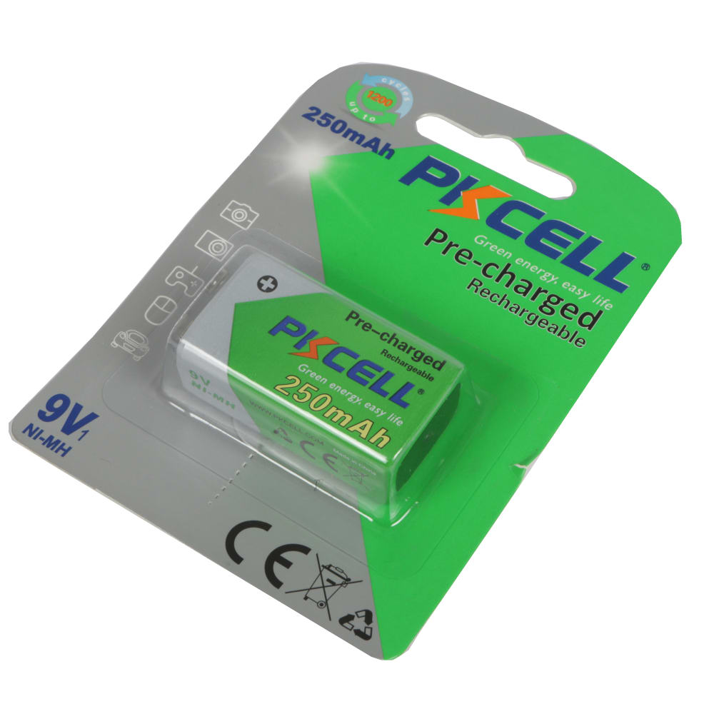 PKCell 9V Rechargeable Battery