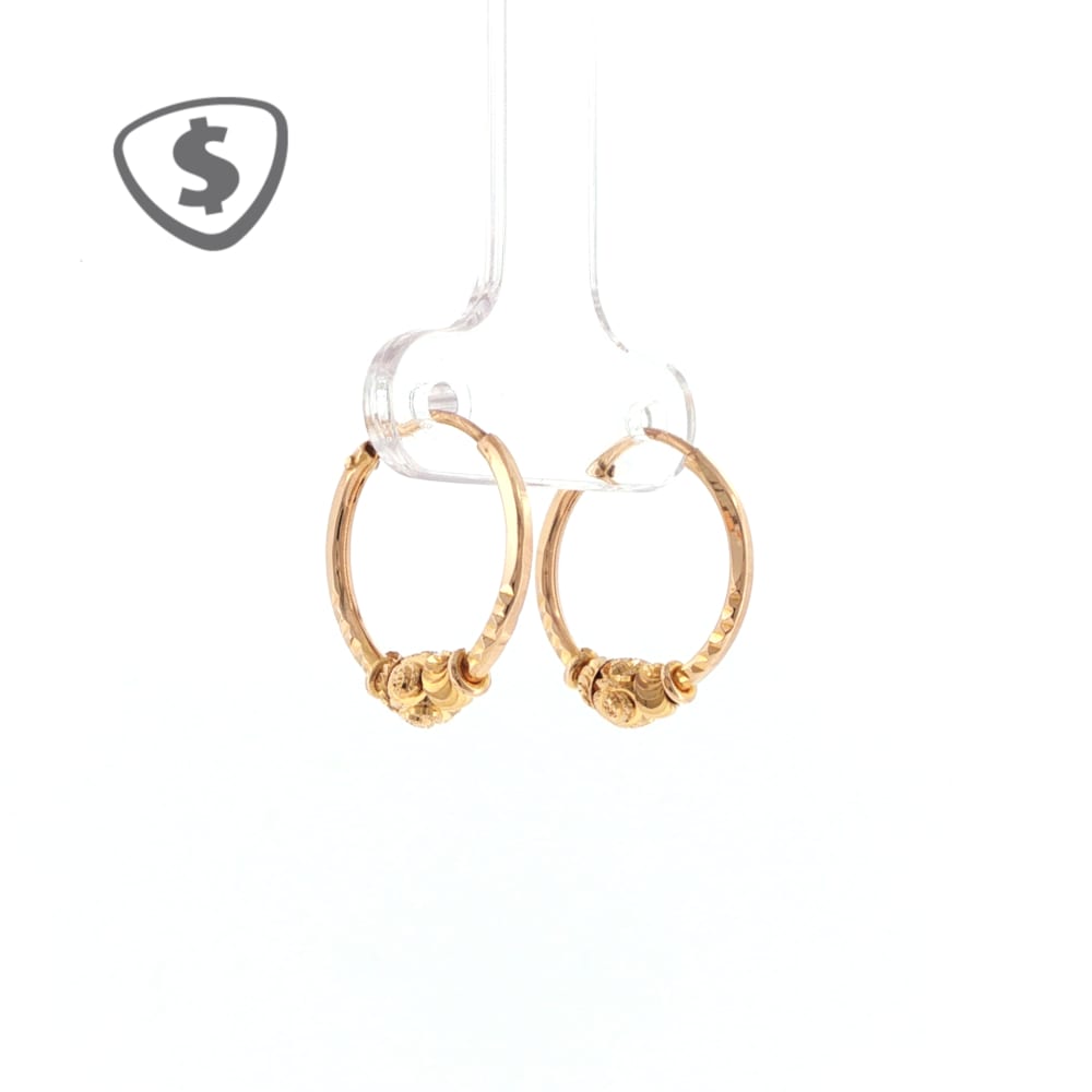 18ct Yellow Gold Earrings