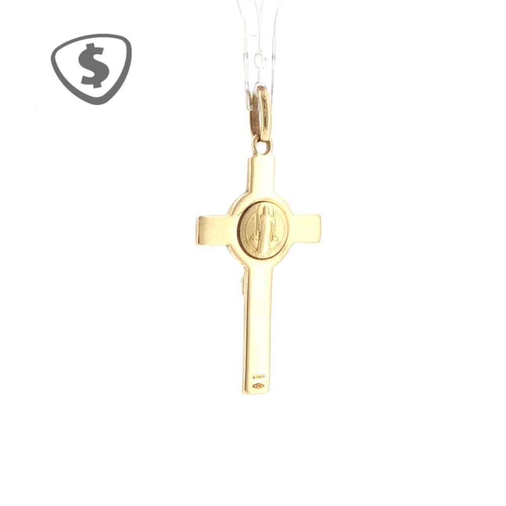 18ct Yellow Gold Crucifix Pendant