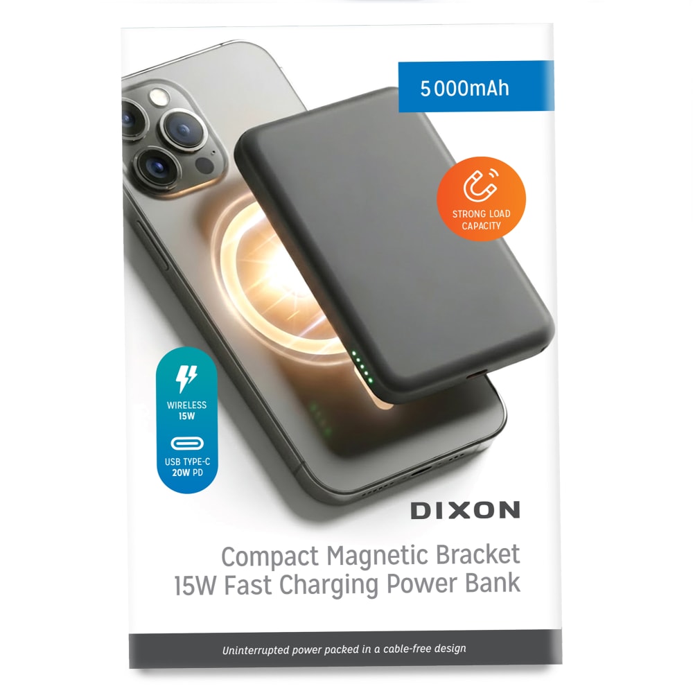 DIXON 15W Magnetic Wireless Charging Bank
