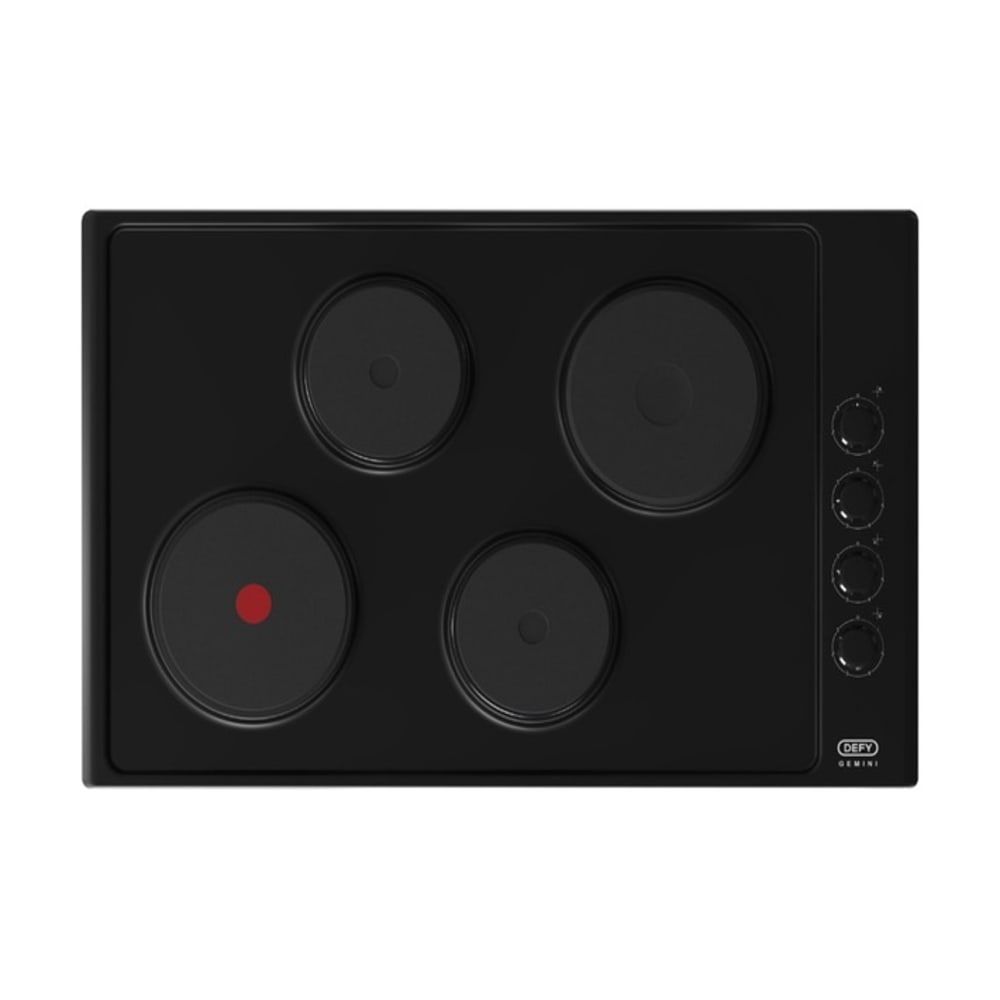 Defy 90CM BLACK GEMINI SOLID HOB (DHD 416)