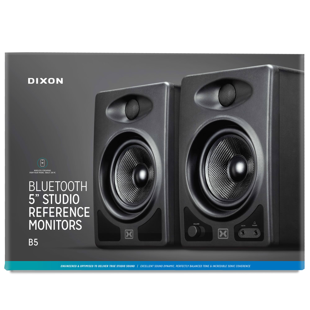 DIXON Bluetooth 5” Studio Reference Monitors