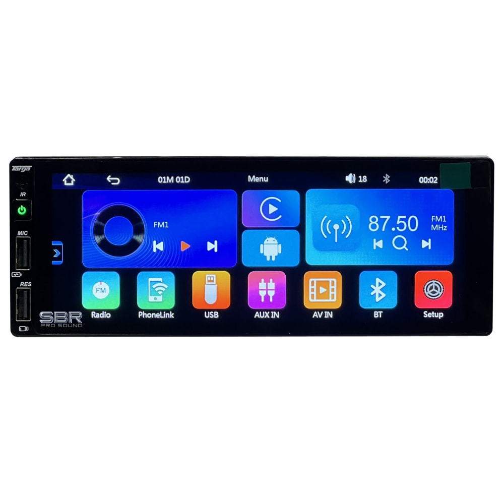 TARGA SINGLE DIN DIGITAL MEDIA PLAYER (TG-686CPAA)