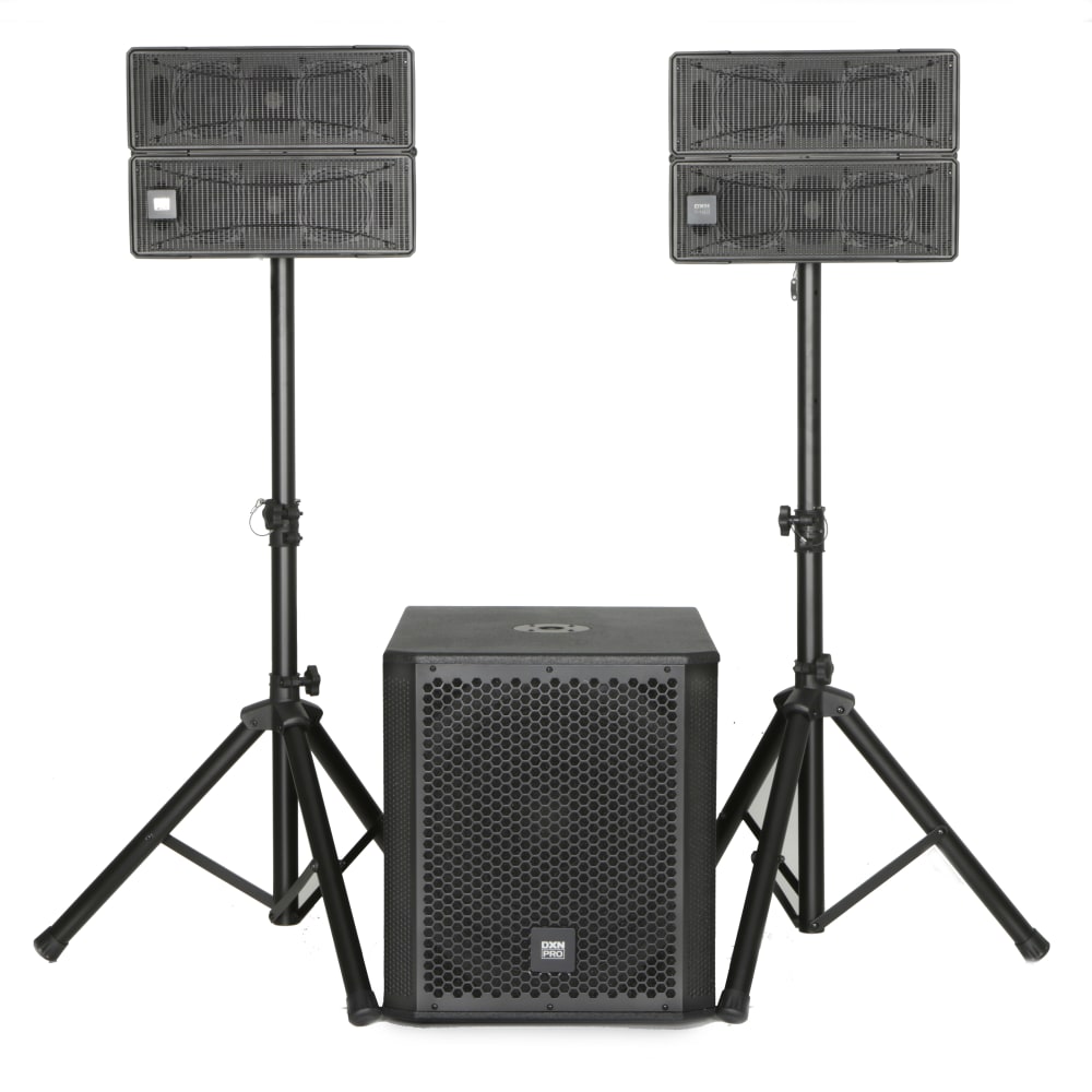 DXNPRO Active 15-inch Subwoofer Line Array PA combo