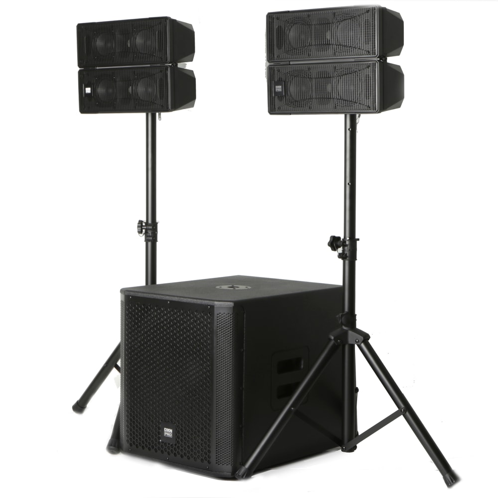 DXNPRO Active 15-inch Subwoofer Line Array PA combo