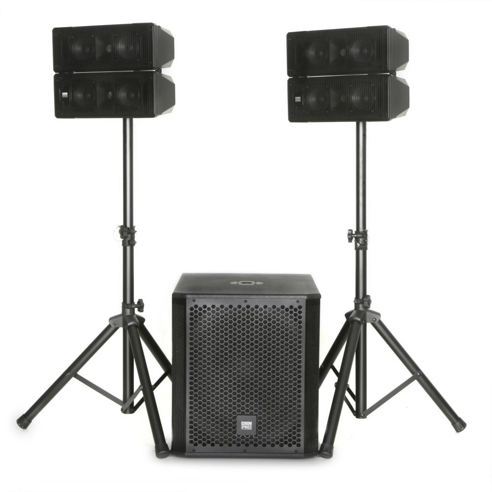 DXNPRO Active 15-inch Subwoofer Line Array PA combo