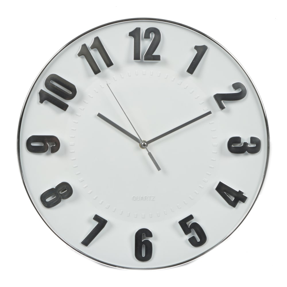 40.6cm Black Frame Wall Clock