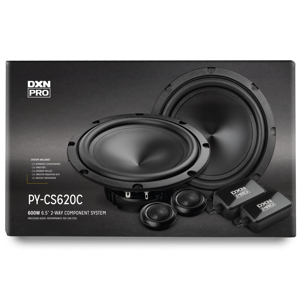 DIXON 600W 6.5” 2-Way Component Car Speaker System