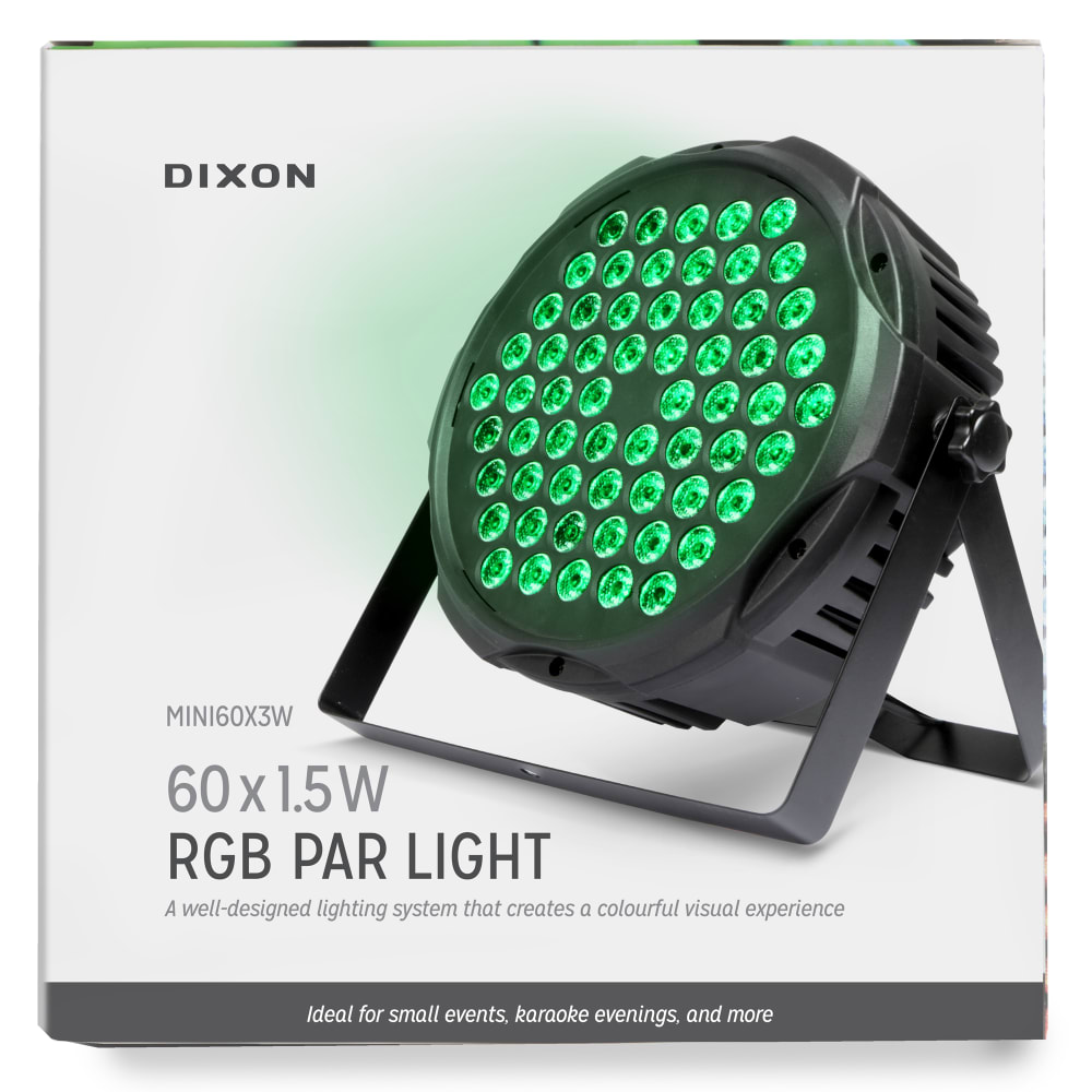 DIXON 60 x 1.5W RGB Par Light