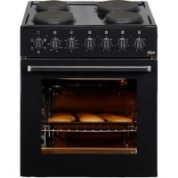 Univa BLACK 60CM 4 ELECTRIC SOLID STOVE (U336B)