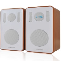 AIWA 205W BROWN BT MEDIA PLAYER SPEAKER (ABDT-205W)