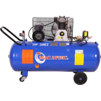 MAC AFRIC 2.2KW 3HP 200L LITER BELT DRIVE COMPRESSOR (COMPRE 615)