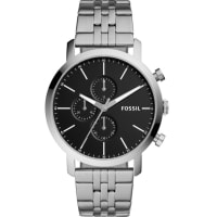 SILVER AND BLACK, STAINLESS STEEL