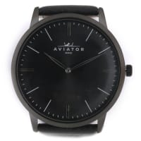 Aviator Black Watch with Black Band  