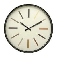 40.6cm Black Frame Wall Clock