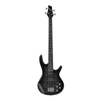 4-String Bass Guitar W/HH Pickups Water Ripple Body