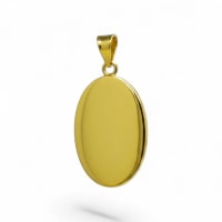 9ct Yellow Gold Oval Locket