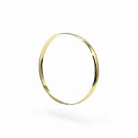 9ct Yellow Gold 4mm Slip On Bangle