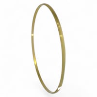 9ct Yellow Gold 2mm Slip-On Bangle