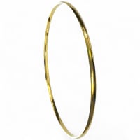9ct Yellow Gold 2mm Slip-On Bangle