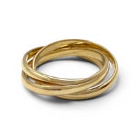18ct Yellow Gold Trinity Ring