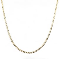9ct Yellow Gold Curb Link Necklace