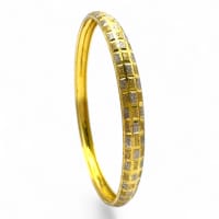 18ct Yellow Gold Amritsari Bangle (2 of 2)